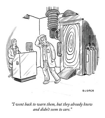 Future Drawing - I Went Back To Warn Them by Brendan Loper