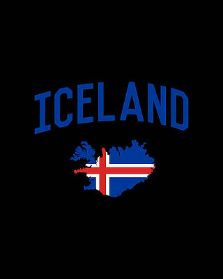 Humor Wall Art featuring the digital art Iceland by Flippin Sweet Gear