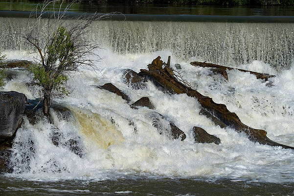Water Photograph - Idaho Falls Water Cascade by Bonnie Colgan