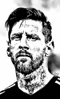 If Messi Had Zero Ballon Print