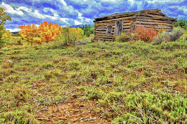 Sky Wall Art featuring the photograph If Walls Could Talk-Digital Art by Steve Templeton