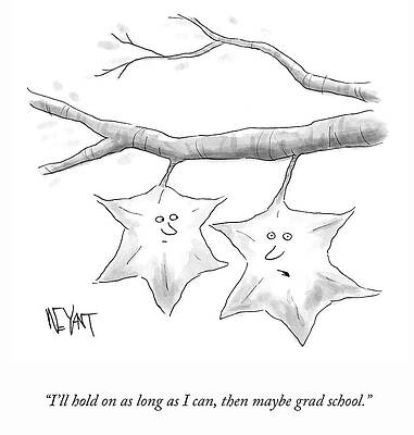 Future Drawing - I'll Hold On As Long As I Can by Christopher Weyant