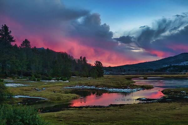 Sunset Photograph - Illuminated Cyamaca by American Landscapes