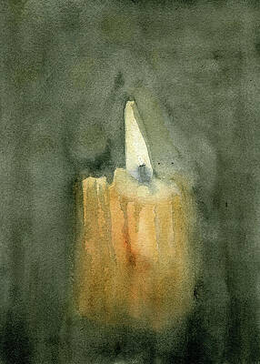 Wall Art featuring the painting Illumination Of Autumn by Elizabeth Reich