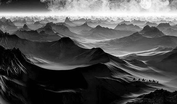 Monochrome Wall Art featuring the photograph Illusion IV by Sofie Conte