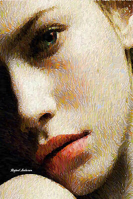 Wall Art featuring the painting I'm Addicted To You by Rafael Salazar