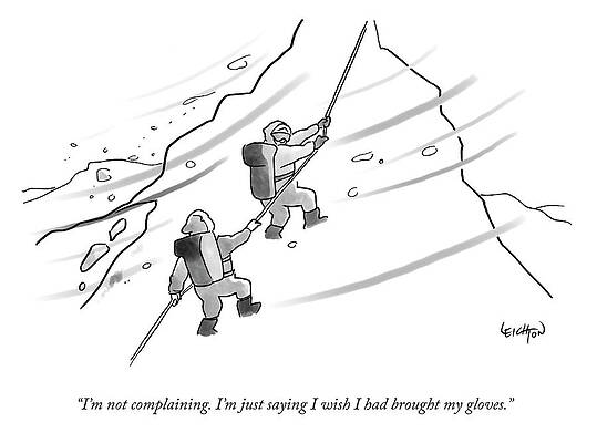 Mountain Climb Cartoon Drawing