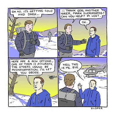 Hiking Drawing - I'm Lost by Brendan Loper