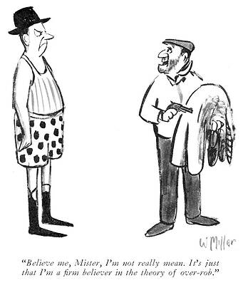 Underwear Drawing - I'm Not Really Mean by Warren Miller