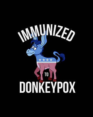 Immunized To Donkey Pox Print