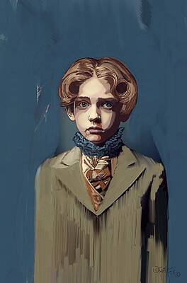 Victorian-Era Young Boy Wall Art