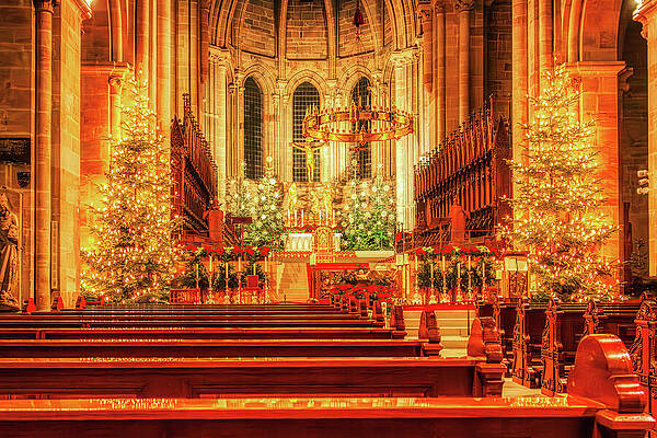 Germany Wall Art featuring the photograph In The Church For The Winter Holidays by Tatiana Travelways