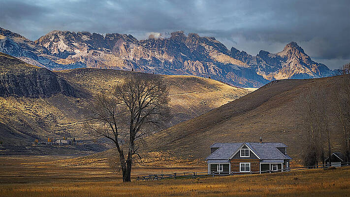 Jackson Hole Photograph - In The Shadow by Jon Snyder