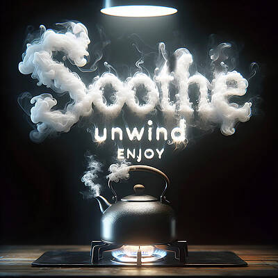 Wall Art featuring the digital art Infusion Of Calm by Deb Beausoleil