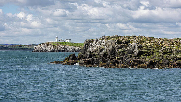 Lighthouse on Rocky Island Photograph