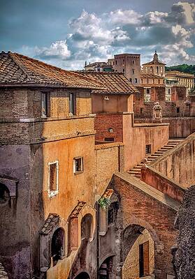 Wall Art featuring the photograph Inside Castel St. Angelo, Rome by Rebecca Herranen