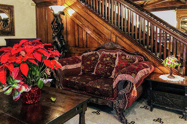 Wall Art featuring the photograph Inside The Copper Queen Hotel, Bisbee, Arizona by Tatiana Travelways
