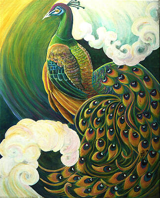 Vibrant Wall Art featuring the painting Into The Light by Art From the Heart