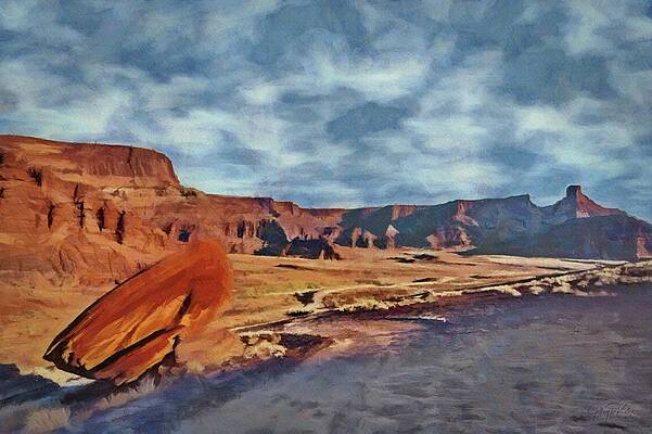 Wall Art featuring the painting Into The Light by Jeffrey Kolker