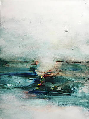 Abstract Wall Art featuring the painting Intonation Resolves by Rodney Frederickson