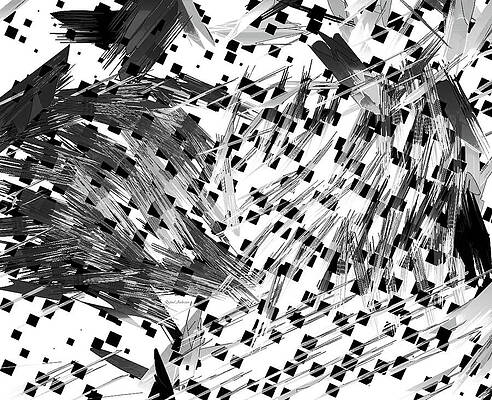 Wall Art featuring the painting Investigation In Shape by Rafael Salazar