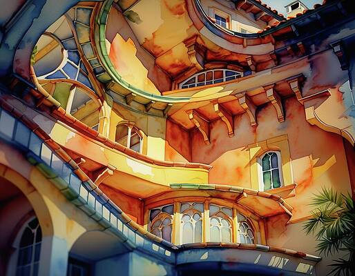 Whimsical Digital Art - Invitation To Explore by Eris And AI