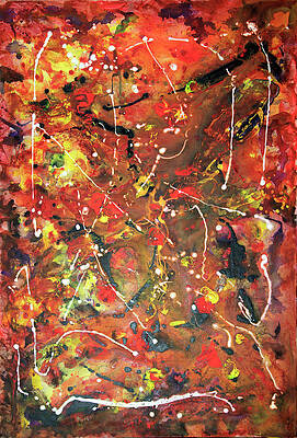 Abstract Painting - Iota 36 Abstract by Sensory Art House