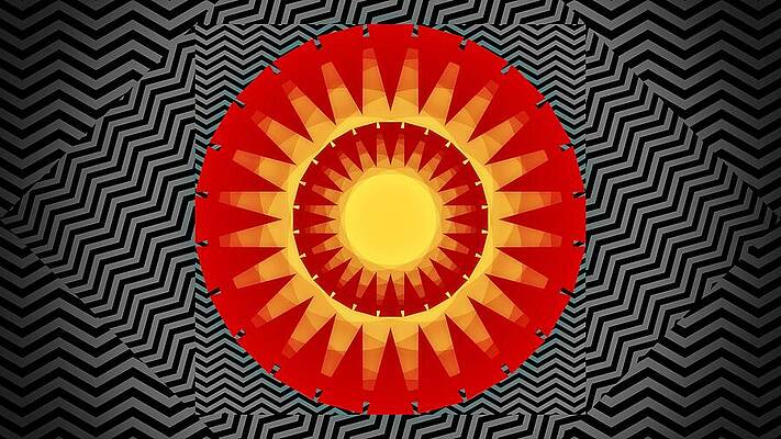 Vibrant Digital Art - Iris 3 by David Manlove