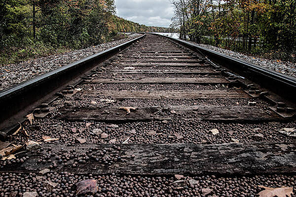 Michigan Photograph - Iron Ore Railroad by Vi Ray