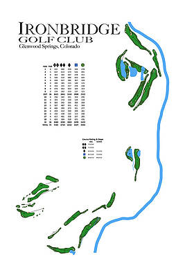 Golf Wall Art featuring the digital art Ironbridge Golf Club by Flop Shot Studio