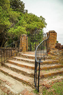 Wall Art featuring the photograph Ironwork At Middleton Place Plantation by Cindy Robinson