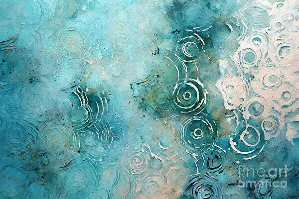 Wall Art featuring the painting Isaiah 25 8. Lifting The Veil Of Sorrow. Contemporary Christian Art by Mark Lawrence
