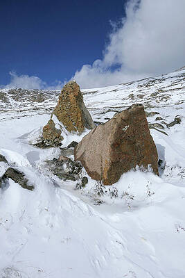 Mountain Photograph - Islands In The Snow by Sunniye Buesing