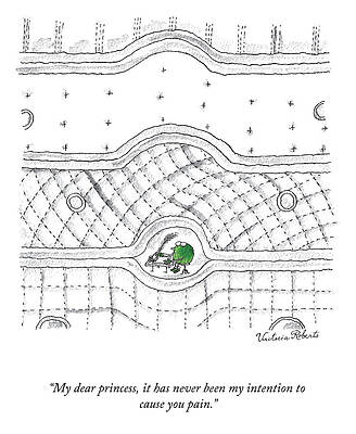 Fairy Tale Drawing - It Has Never Been My Intention To Cause You Pain by Victoria Roberts