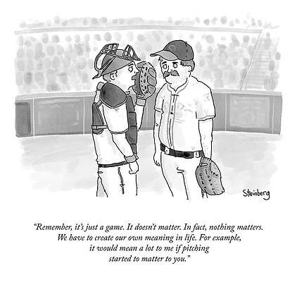 Crowd Drawing - It's Just A Game by Avi Steinberg