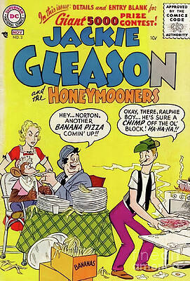 Jackie Gleason Wall Art featuring the digital art Jackie Gleason And The Honeymooners Vol 1 #3 by Antonios Valamontes