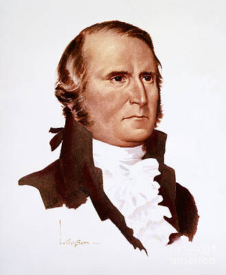 Painting - Jacob Broom - Signers Of The U.S. Constitution by Lyle Tayson