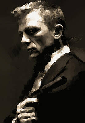 Dramatic Digital Art - James Bond MGM by Gradify Creations