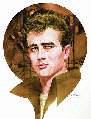 Canada Wall Art featuring the painting James Dean by Tom McNeely