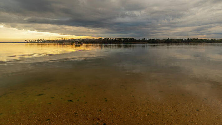 Sunset Photograph - Jamestown Island by David Fountain