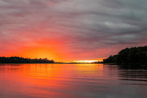 Sunset Photograph - Jamestown Twilight by David Fountain