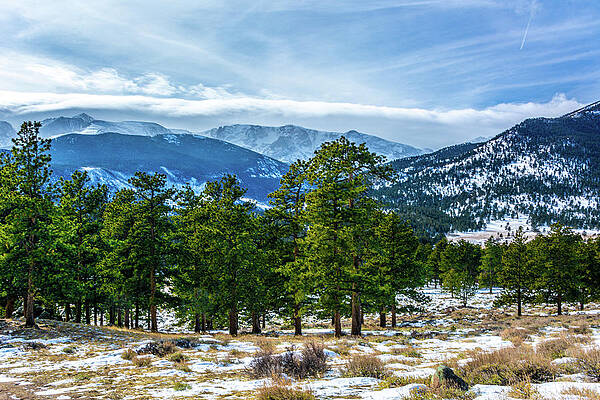 Colorado Photograph - January In Rocky Mountain National Park by Douglas Wielfaert