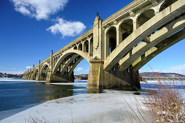Winter Wall Art featuring the photograph January Morning On The Susquehanna River by Anthony Hightower
