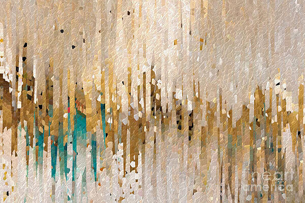 Wall Art featuring the painting Jeremiah 17 9. Hidden Depths. Modern Christian Wall Art by Mark Lawrence