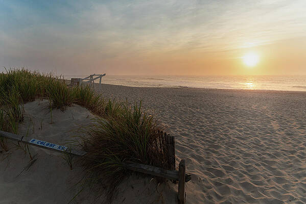 Summer Wall Art featuring the photograph Jersey Shore Sunrise Scene by Matthew DeGrushe