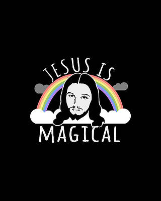 Jesus Is Magical Print