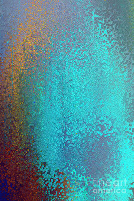 Anxious Painting - Job 22 21. Be At Peace. Modern Christian Wall Art by Mark Lawrence