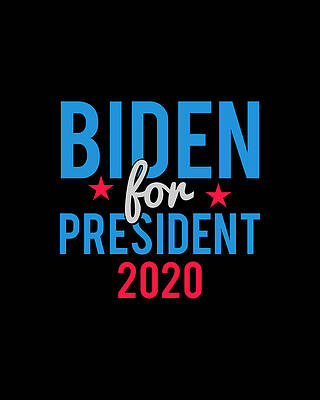 Cool Wall Art featuring the digital art Joe Biden For President 2020 by Flippin Sweet Gear