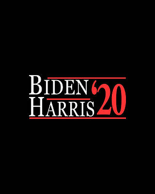 Joe Biden Wall Art featuring the digital art Joe Biden Kamala Harris 2020 by Flippin Sweet Gear