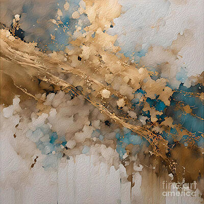 Wall Art featuring the painting John 1 1. The Living Word. Contemporary Christian Art by Mark Lawrence